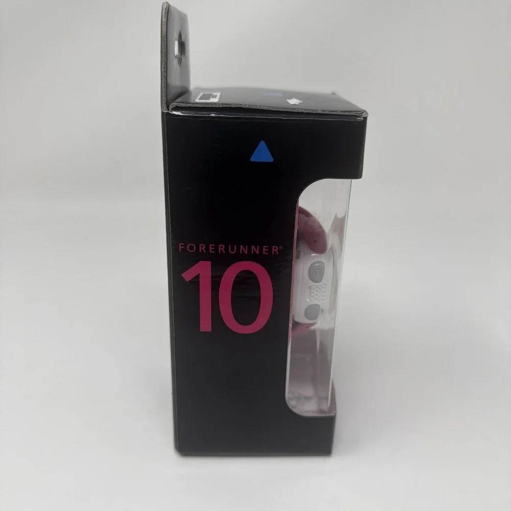Garmin Forerunner 10 GPS Fitness Running Watch Pink & White w/ Charger OPEN BOX